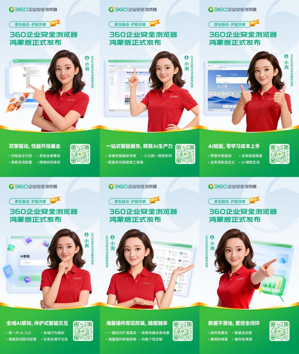 安全筑基、智能驱动，360企业安全浏览器鸿蒙版释放数字生产力