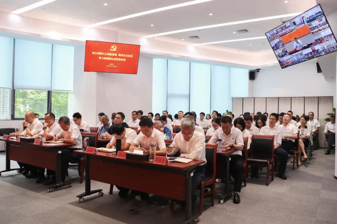 绿色动力集团召开“两优一先”表彰大会暨树立和践行正确政绩观专题党课